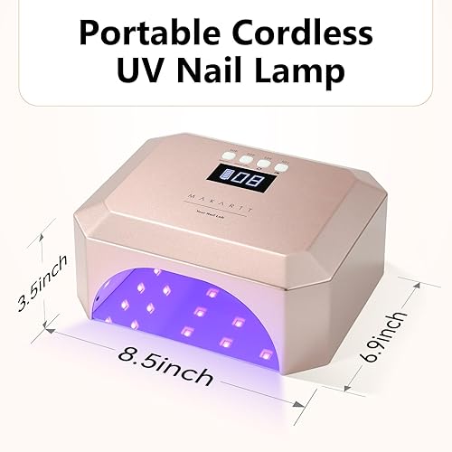 Vista 50 de Makartt Guantes UV para manicura de gel, guantes profesionales de protección UPF50+ para mujeres y hombres, elásticos sin dedos, protegen las manos