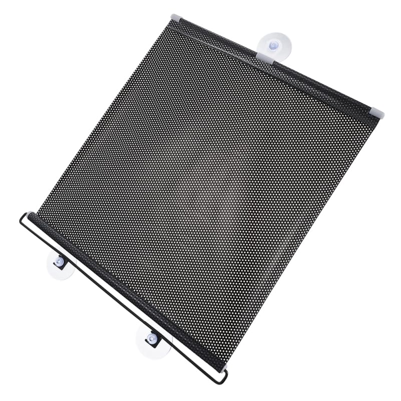 VALICLUD Cortina de sombra con ventosas, protección solar transpirable para dormitorio y sala de estar sin taladrar para instalar