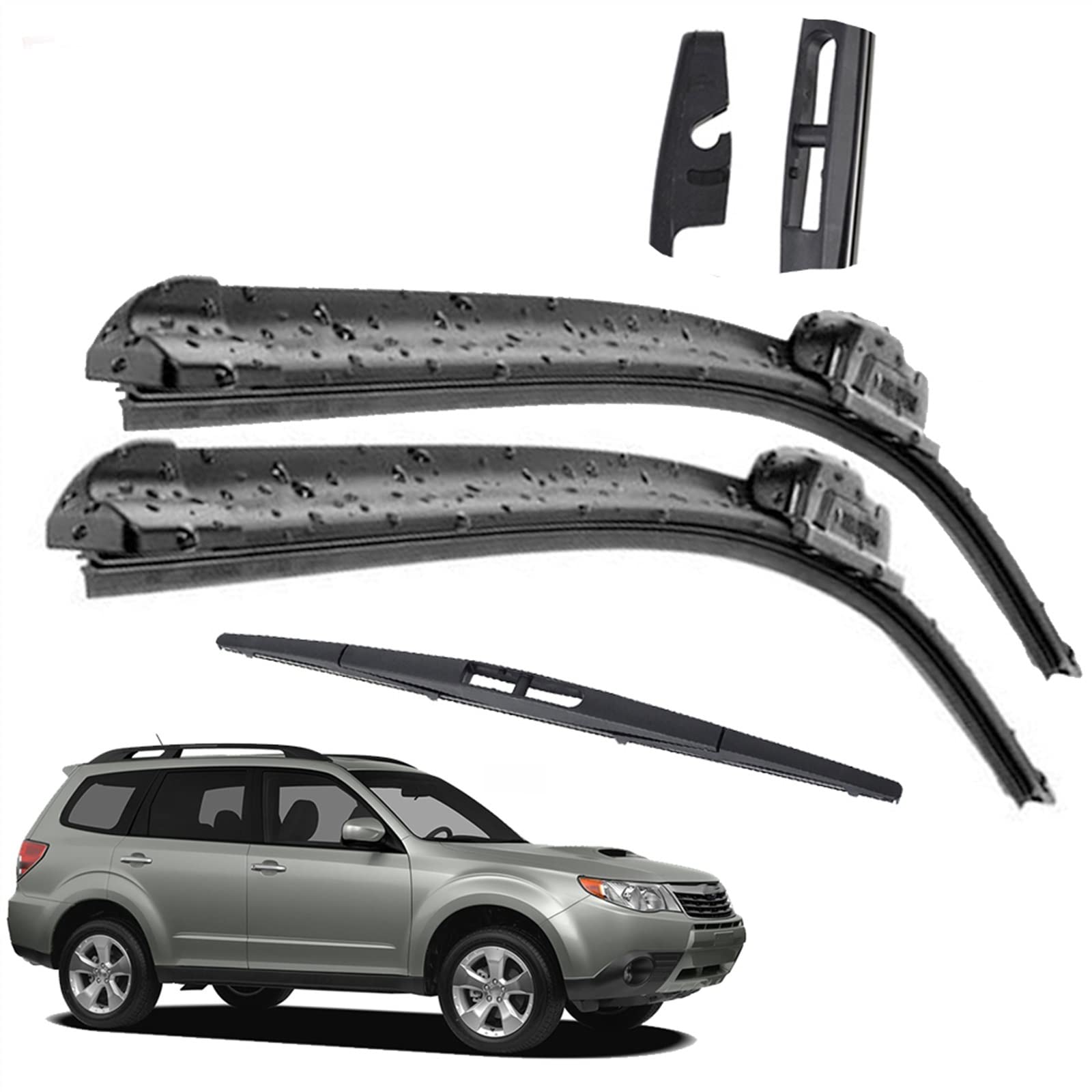 Essuie-glace Subaru Forester SH 2007-2012 roulez serein sous la pluie kit complet