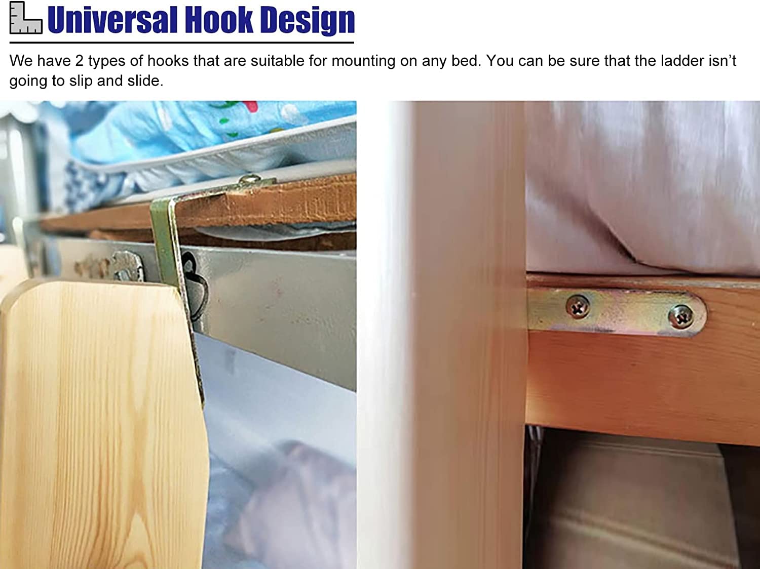 Amazon｜ベッド 階段 木製 梯子 二段ベッドはしご 123cm / 147cm 上昇