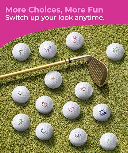 Obirdie Heart Golf Ball Stamp for Women