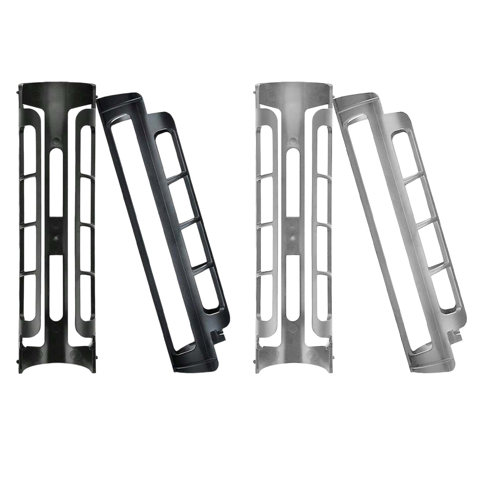 ATORSE® 2 Pieces Side Mount Practical Coffee Pod Holder for Shops Kitchen Coffee Bar Black