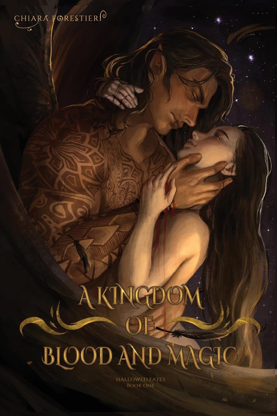 A Kingdom of Blood & Magic: A Spicy Enemies to Lovers, Fated Mates Romance featuring Vampires, Fae, Gods, and More: 1 (Hallowed Fates)