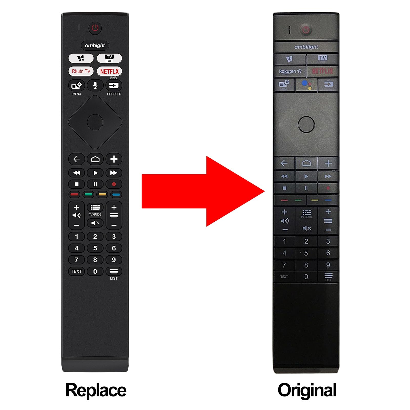 Télécommande D'origine Philips – Compatible 65OLED803/12, 65OLED873, Neuve