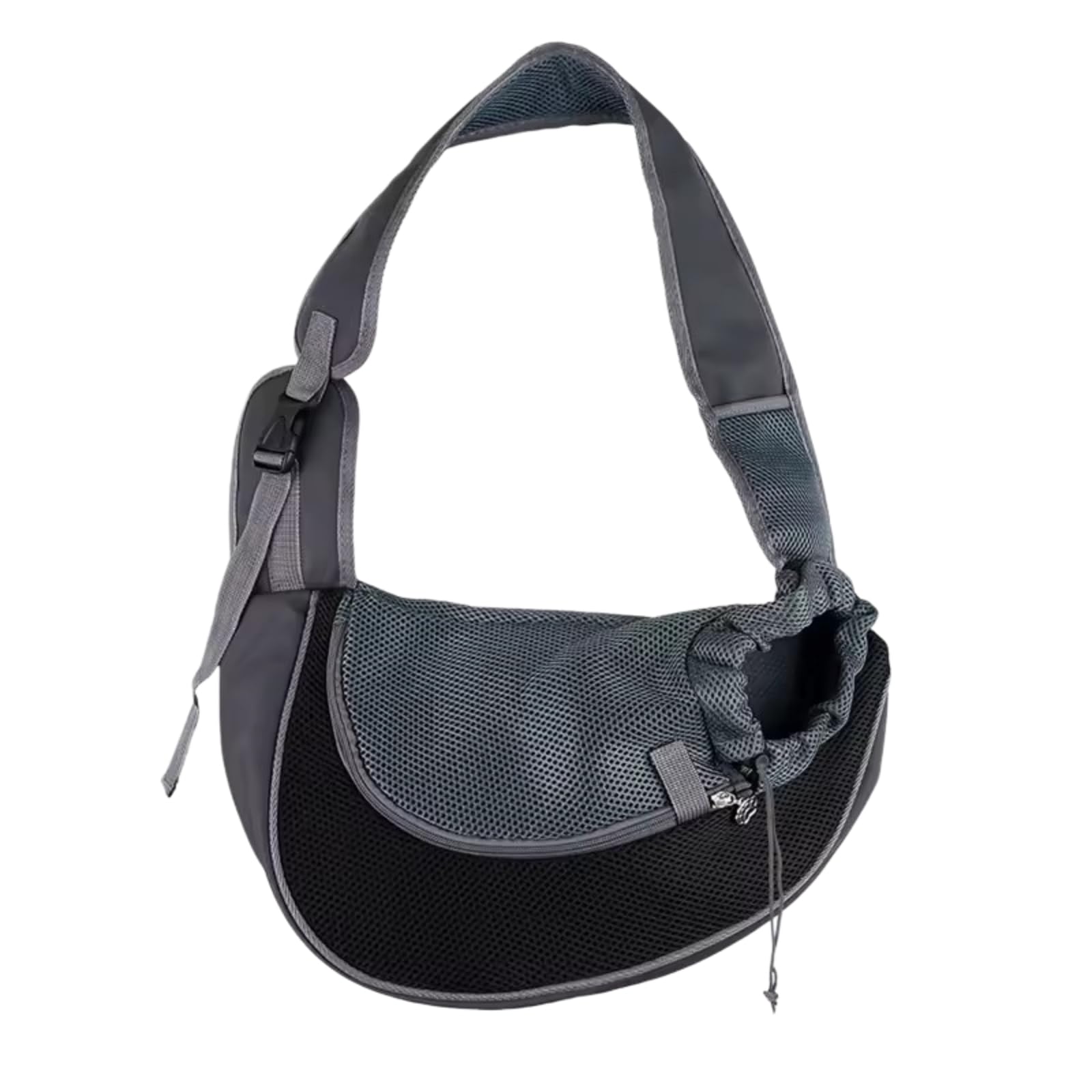 Veslyn Pet Travel Bag Portable Breathable Carrier Backpack Sling For Dogs & Cats, Lightweight Crossbody Wear-resistant Outdoor 1pcs-black-l