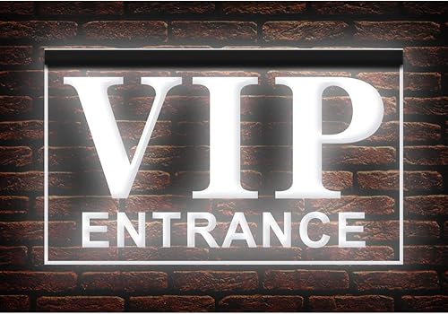 Miniatura 9 de 170238 VIP Entrance Welcome Club Bar Pub Shop Restaurante Decoración Display LED Letrero de neón (16 x 12 pulgadas, amarillo)