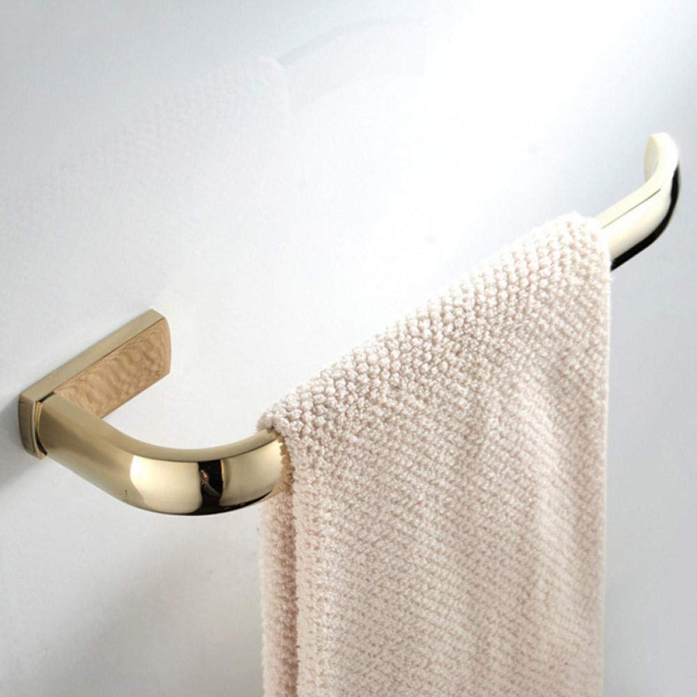 WNJJ Bathroom and Kitchen Wall Mounted Towel Rack Holder Stylish 30 cm Hand Towel Ring in Black White Antique Bronze Chrome Gold Towel Hanger Ring for Hanging Towels in Modern Design