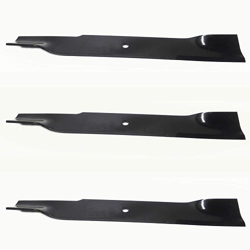 Pack of 3 Genuine Dixie Chopper 54" High Lift Blades for Zee Lawn Mower Decks/Dixie Chopper Part # 301069