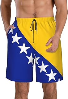 Men's Swim Trunks Beach Short with Mesh Lining and Pockets Breathable Classic Athletic Cargo Shorts Gift