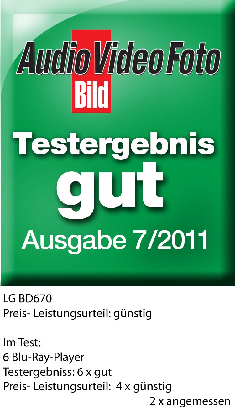 LG BD670 Lecteur DVD Blu-Ray Noir
