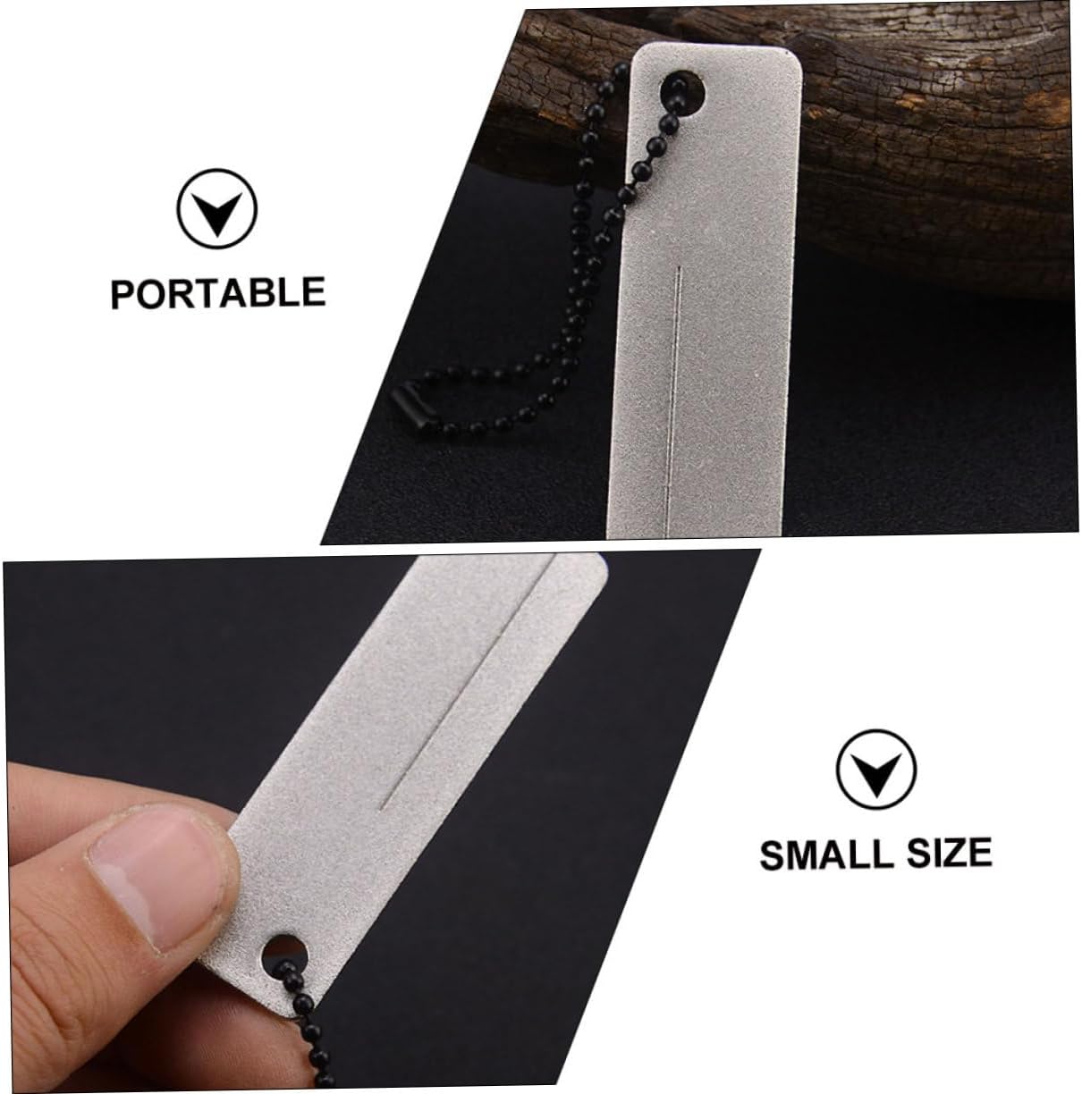 2pcs Outdoor Use Sharpening Stones Dual Grit Whetstones for Blades Knives Fish Hooks Durable Portable Grinding Stones for Camping Hunting