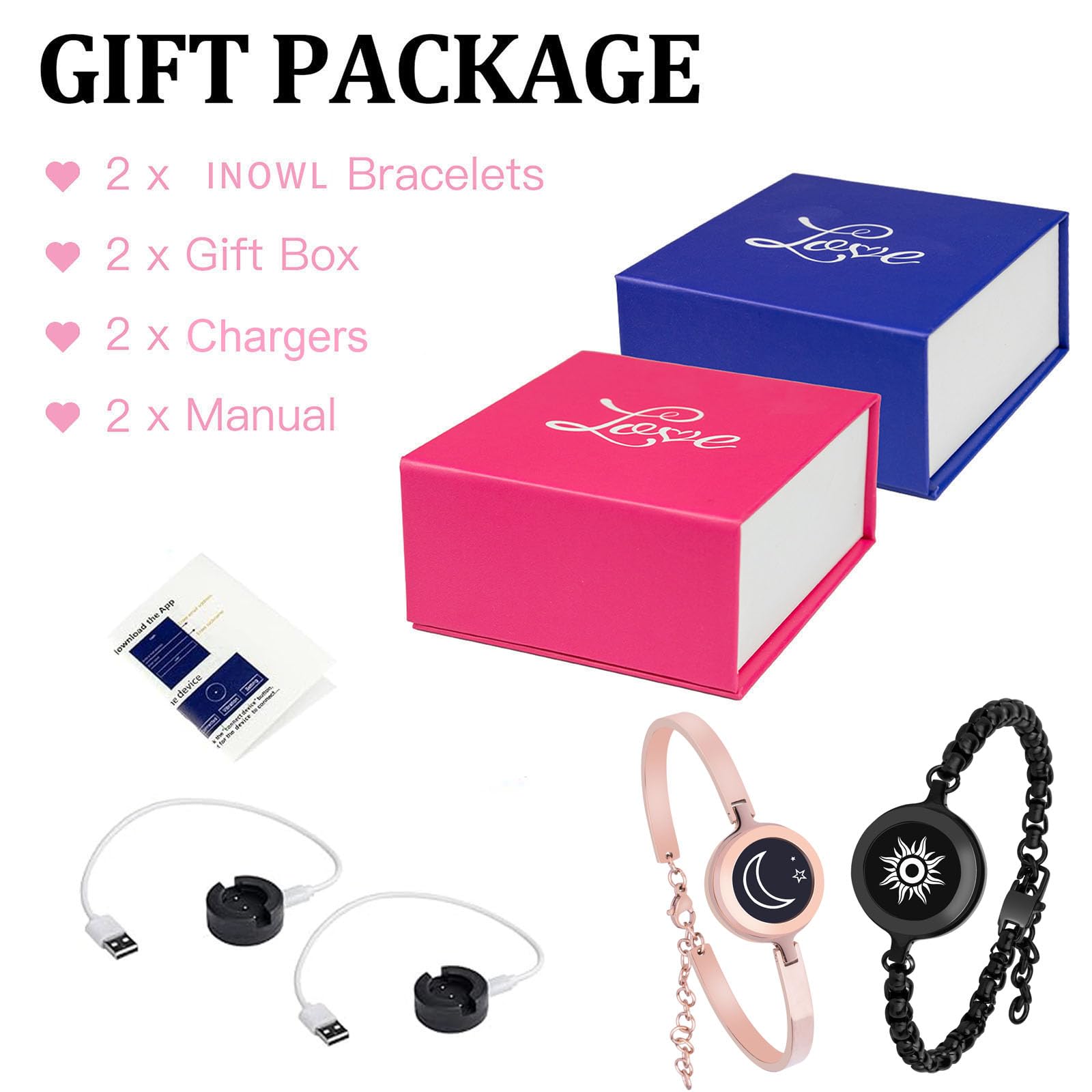 Love Bracelet Touch Sensor Bracelets Bond Touch Long Distance