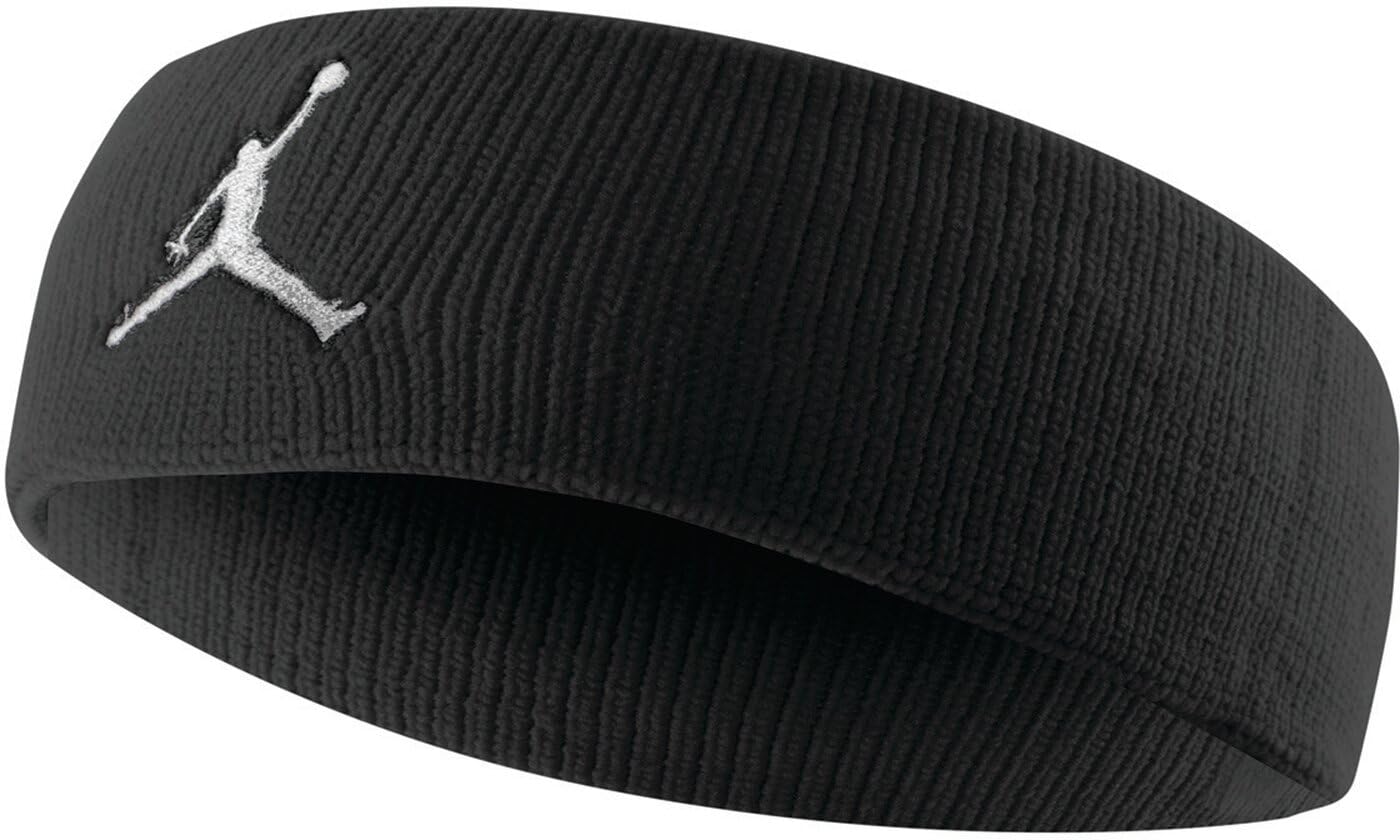 Nike Jumpman Headband - Men's, mens, J.KN.00.010.OS, Multicolour (Black/White), one size