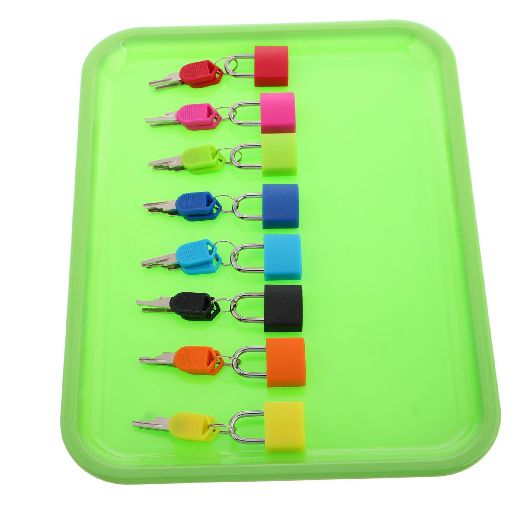 Mikinona Juguetes para Montessori Llaves para Actividades Preescolares Juego de Candados Bandeja para Motricidad Fina y Aprendizaje Sensorial para Bebés y Pequeños