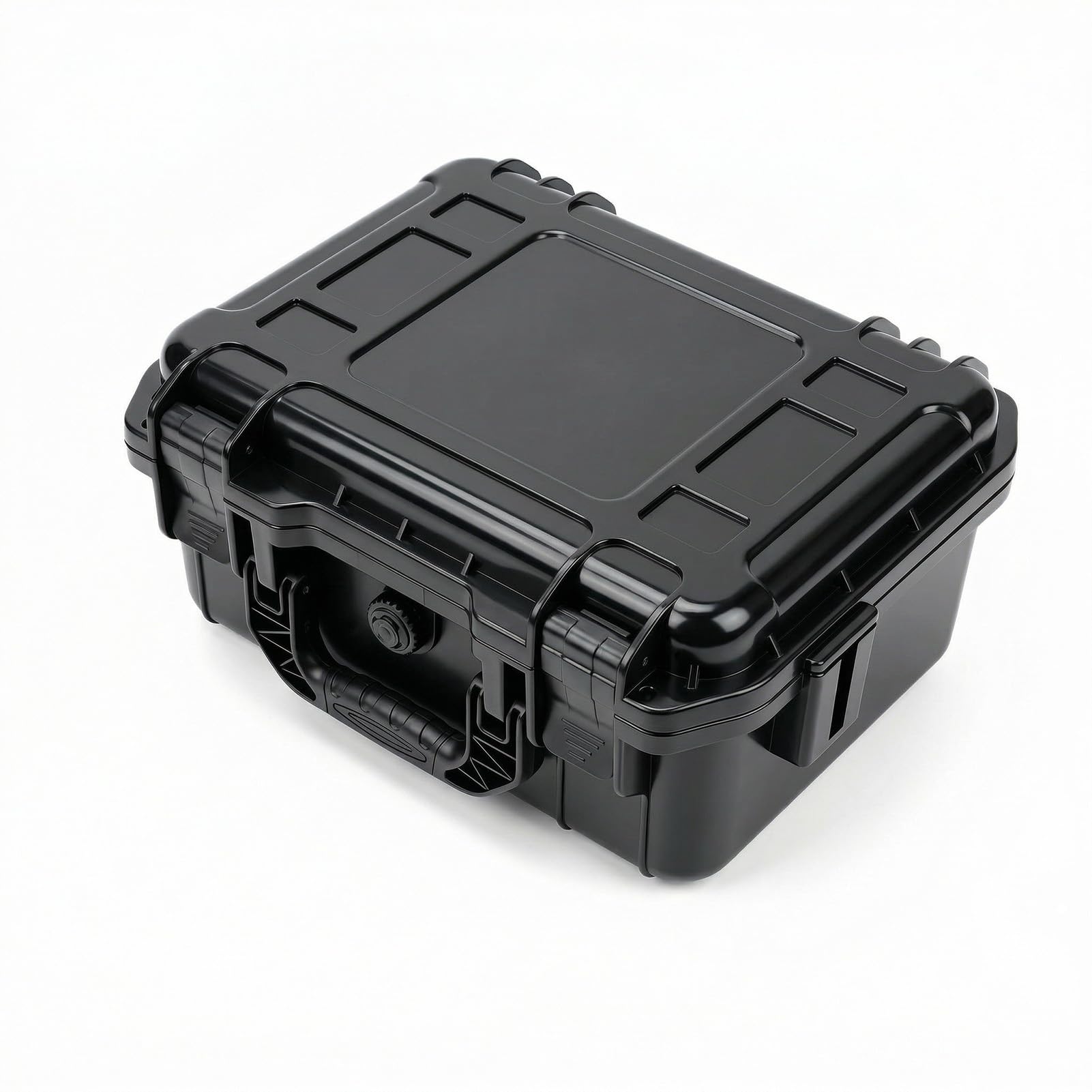 Survival-Aufbewahrungsbox IP67 Wasserdicht Outdoor Stoßfest Aufbewahrungskoffer mit Schaumstoff für Outdoor-Aktivitäten Reisen Zuhause (270 × 215 × 123 mm)