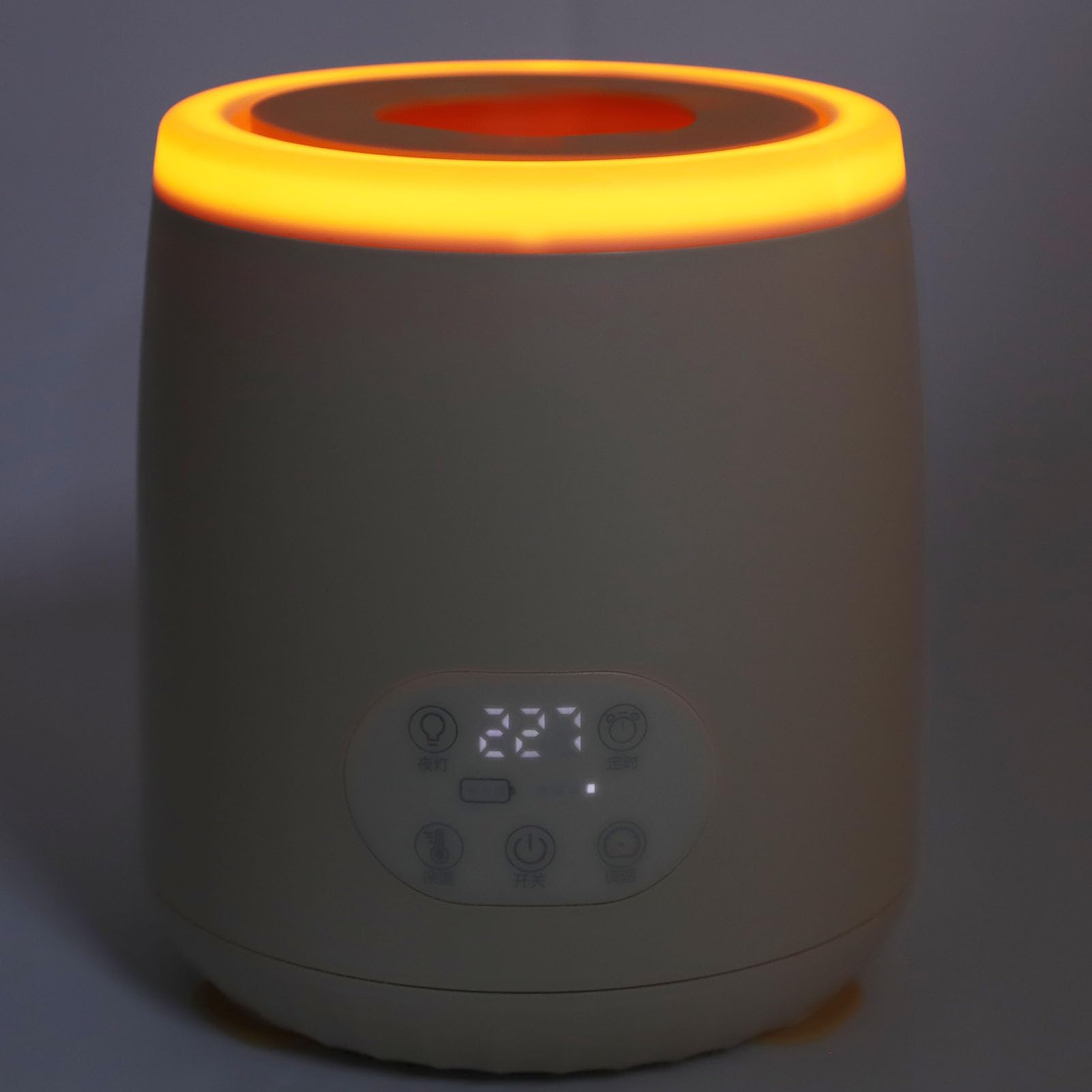Coctelera de biberones de Leche para bebé, 4 velocidades, 5 temporizadores, agitador automático, Temperatura Constante, Calentador con luz Nocturna