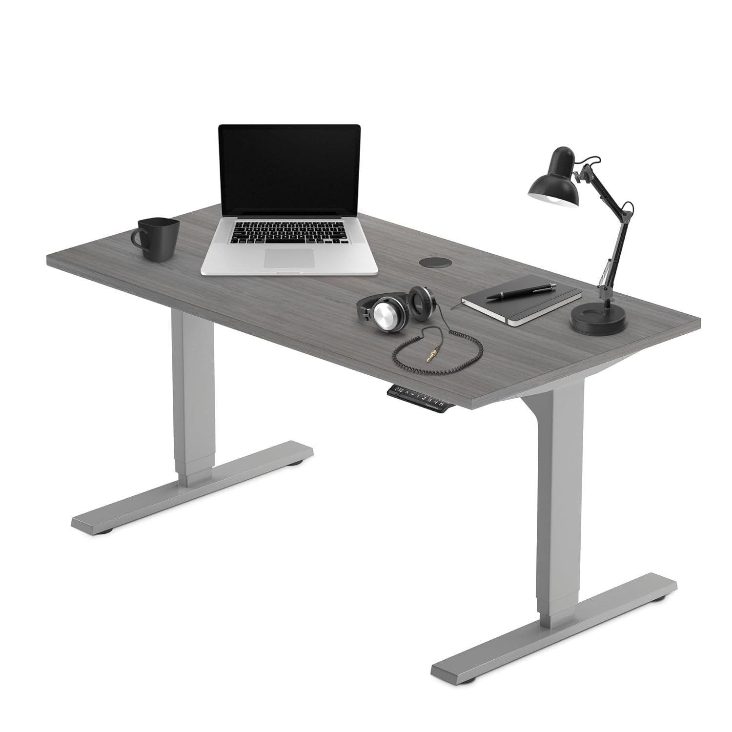 Progressive Desk Stand Up Height Adjustable Electric Standing Desk - 48 x 30 with Dual Motor 3 Stages