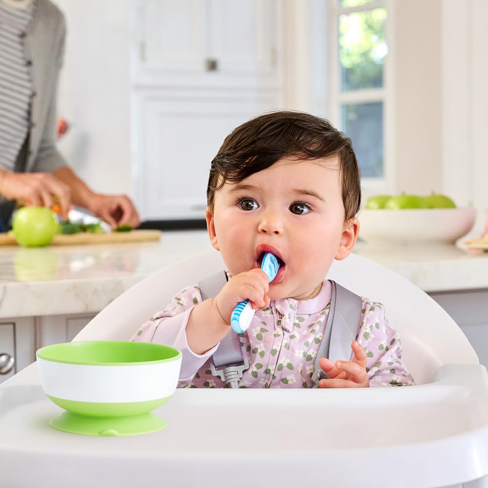 Munchkin Gentle Dip Multistage First Spoons, Gentle Dip Spoons, Blue - Image 4