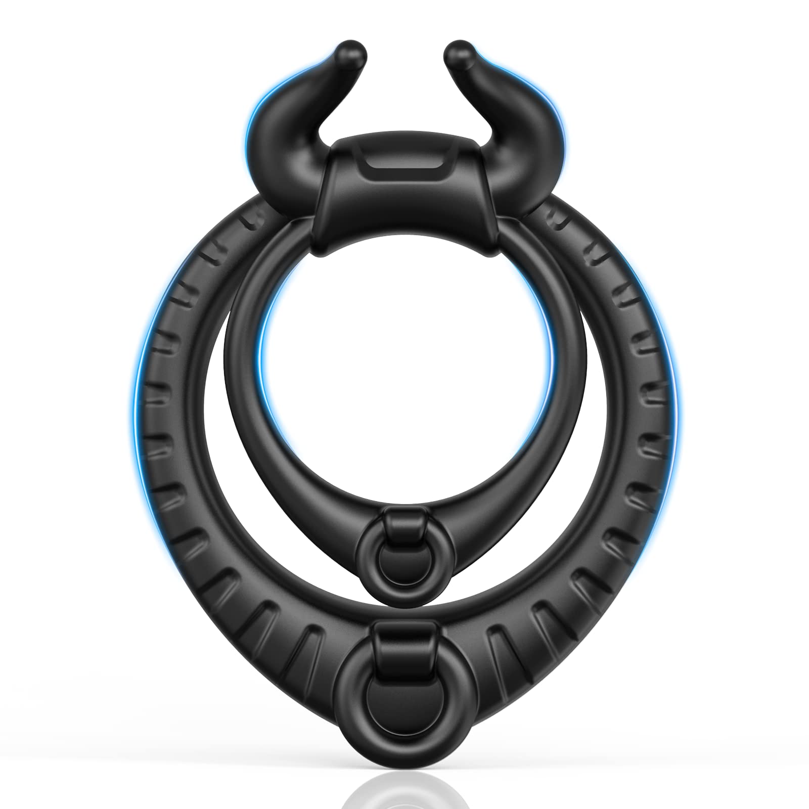 Ring Sex Toy Ring Man Stretchy Silicone Massage Dildo Dual Testicle Ring  Cock Ring Pennis Rings Bondage for Long Hard Erection Aid Erotic SM Sex Toy  for Men Couple Gay Extreme Pennis :