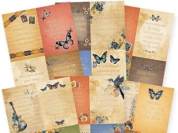 Hunkydory Crafts Vintage Melody Stickables Perfect Verses