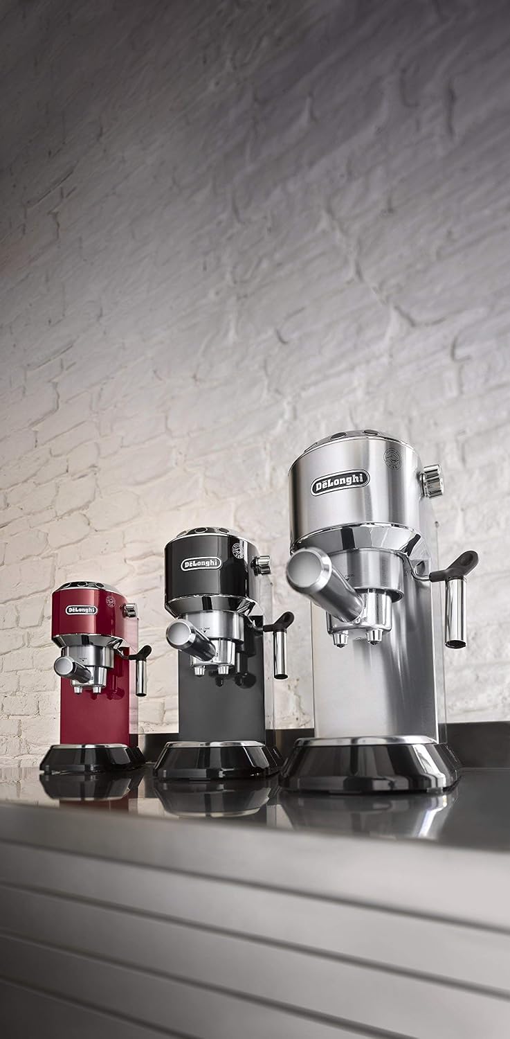 De'Longhi Dedica Espresso Machine, Milk Frother, Stainless Steel