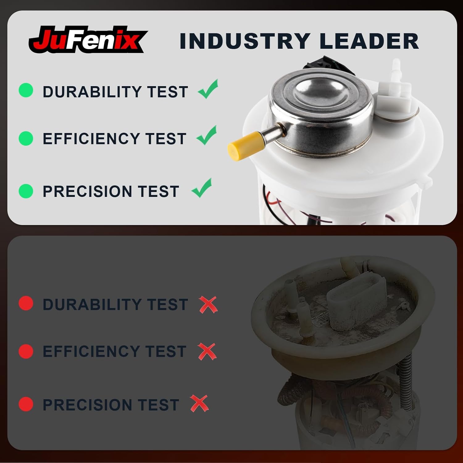 Electric Fuel Pump Module Assembly with Sending Unit Compatible with Dodge Ram 1500 98-01, Ram 2500 98-02, Ram 3500 1998-2002, 5.2L 5.9L, 26 or 34 Gallon Tank, Replace# 4897666AA, 5014318AE (E7117M)