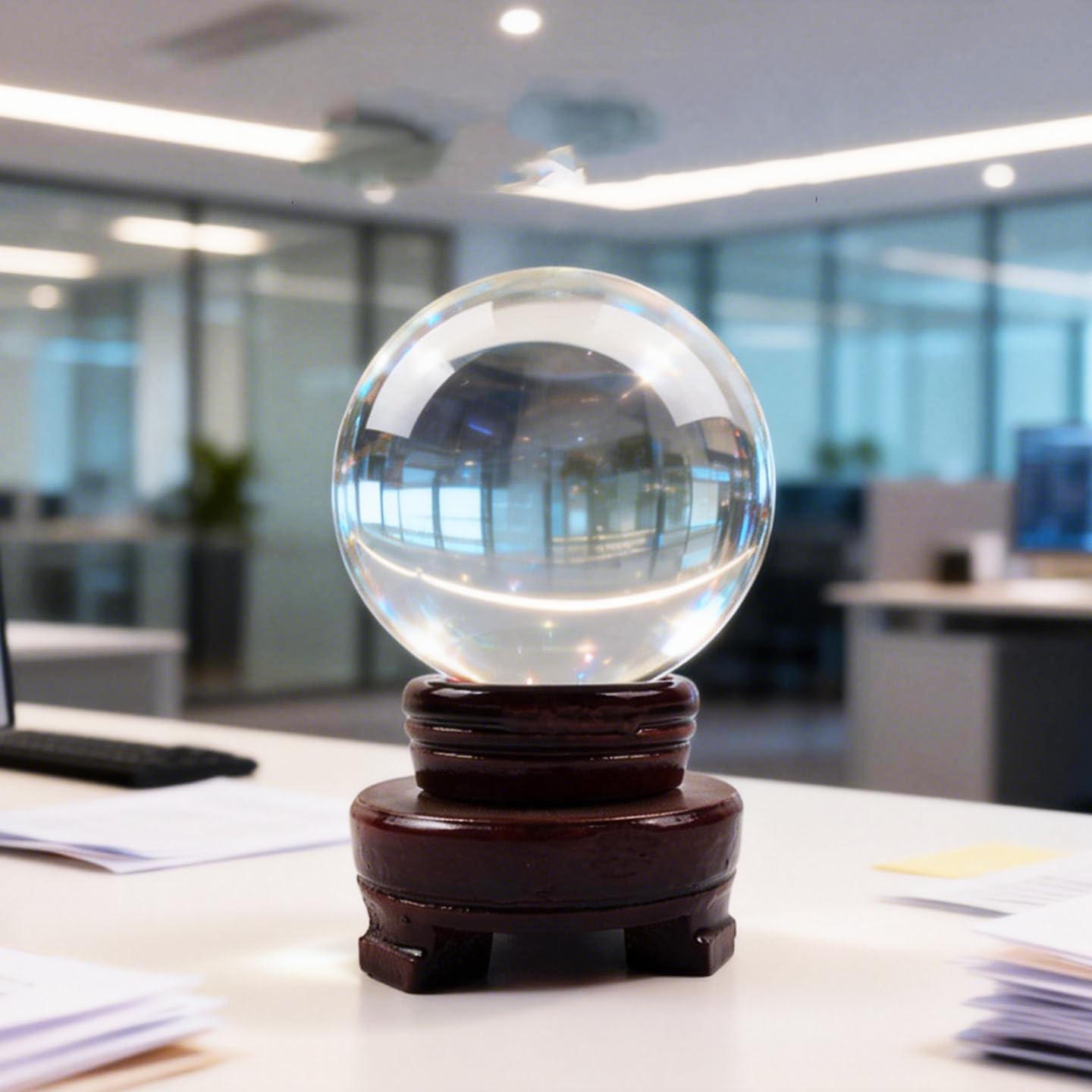 Amazon.co.jp: TWINKLING クリスタルボール K9 クォーツクリスタル