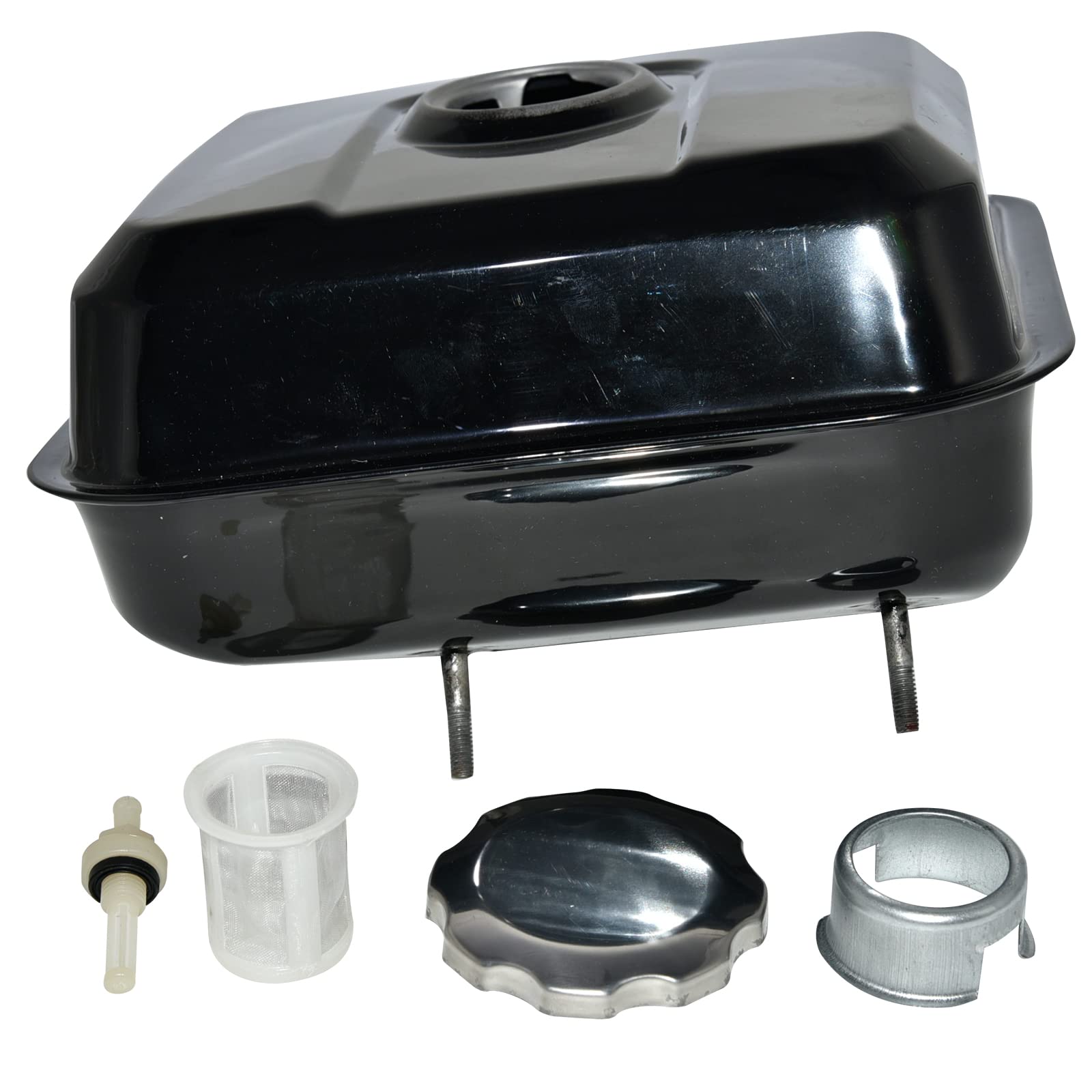 Carkio - Filtro per serbatoio a gas per Honda GX140, GX160 5,5HP, GX200 6,5HP, accessori per moto, colore nero