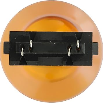 SYLVANIA - 3157NA Long Life Mini Bulb - Amber Automotive Light Bulb - Car Signal Light Bulb Ideal for Parking, Side Marker & Turn Signal Applications - 2 Bulbs