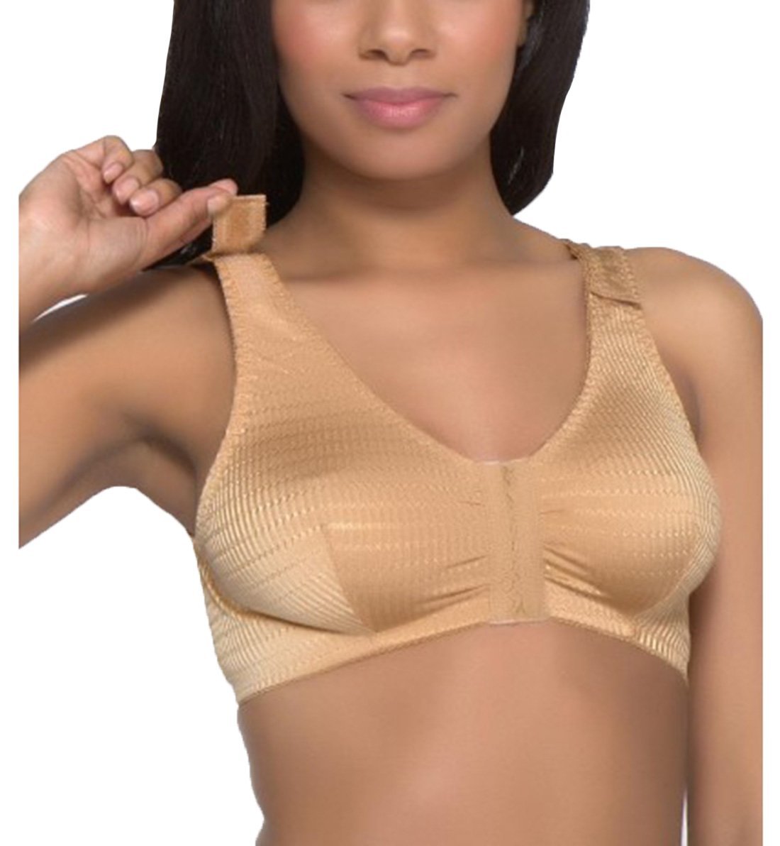 QT IntimatesFront Closure Leisure Bra - Velcro Strap (225V)