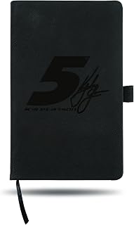 Rico Industries NASCAR Kyle Larson - Bloc de notas (21 x 13 cm), color negro