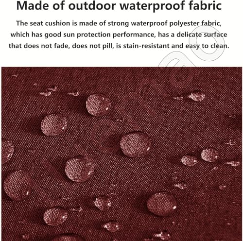 Coussin de chaise imperméable et antidérapant rembourré - 8