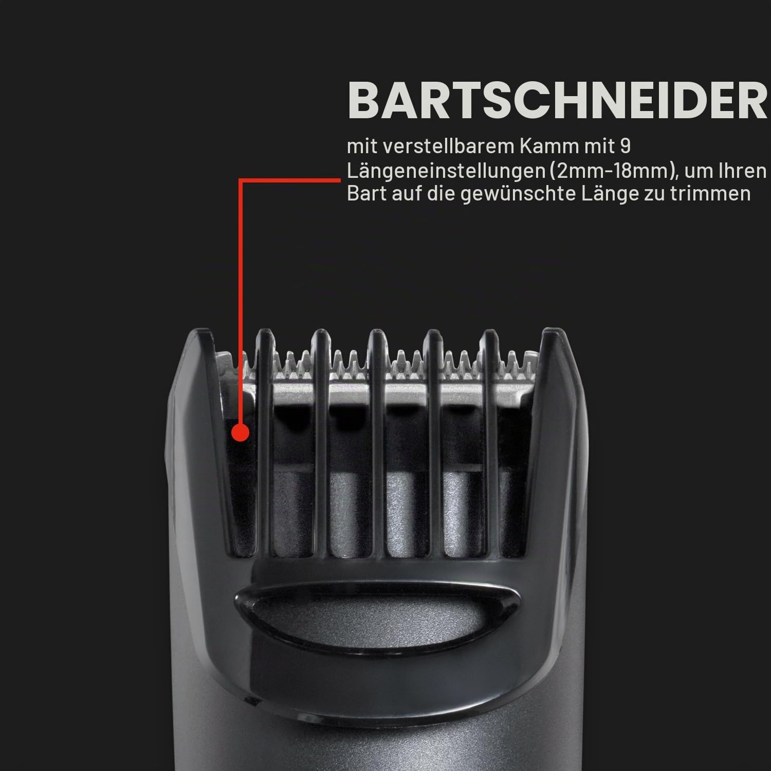 Remington The Works Bartschneider-Set mit fortschrittlichen Keramikklingen (6-teiliges Set: Bartschneider & Präzisionstrimmer mit Stoppelkamm, Nasen- und Ohrschneider, 45 Minuten Laufzeit, USB