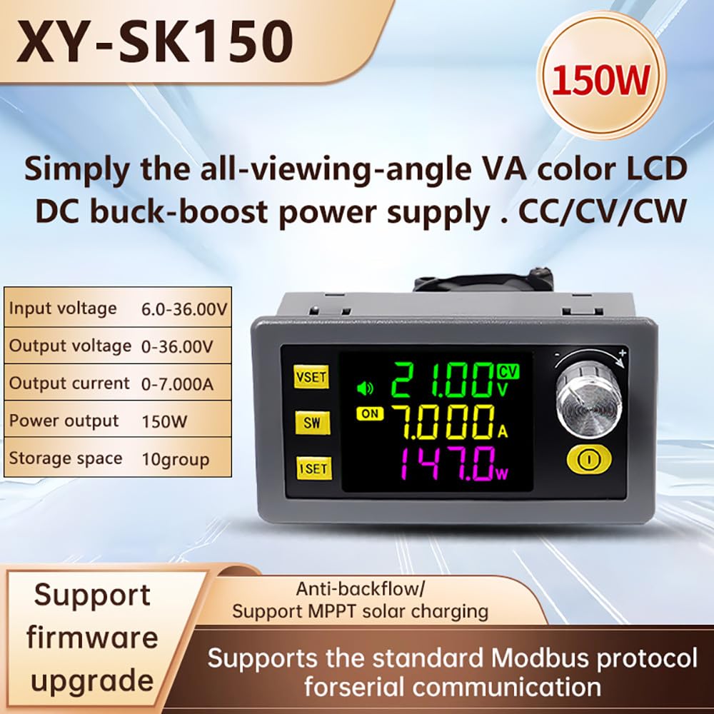 DC Regolabile Boost Buck Convertitore,Regolatore di Tensione DC6-36V 150W DC DC Converter,Controllo Numerico Tensione di Sollevamento Corrente Costante Modulo di Alimentazione Con Display LCD.
