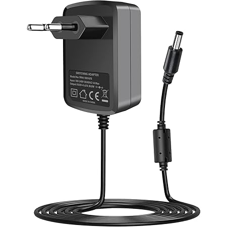 Adaptateur Secteur 15V Pour Portier Vidéo OPTEX Ref 990271 - Entrée 100-240V, Câble 110 Cm, Polarité Centre +