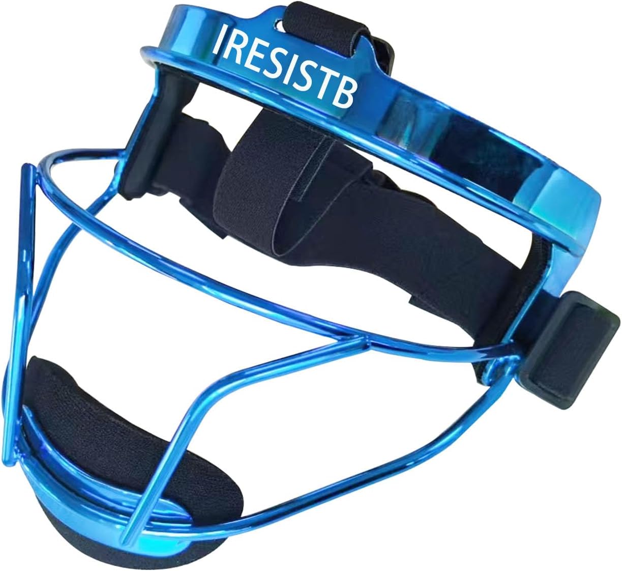 Softball Face mask Maximum Protective Softball Fielder's Mask(Plating Blue)