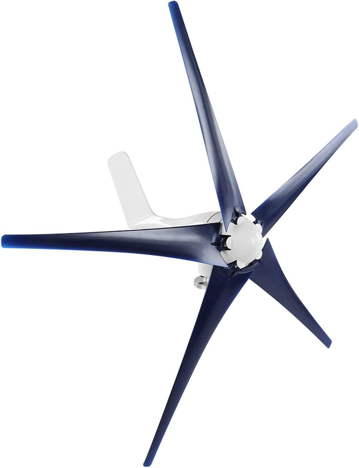 800W Windmill Generator 5 Blade Small Wind Turbines Kit Industrial Energy Equipment (Blue 12V)
