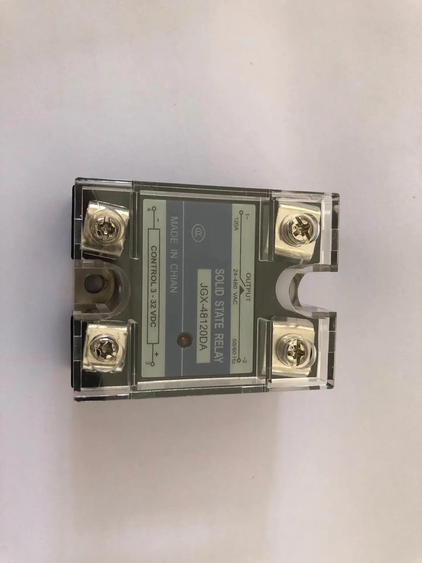 SSR JGX-48120DA 120A commutation rapide 24-480VAC sans usure mécanique
