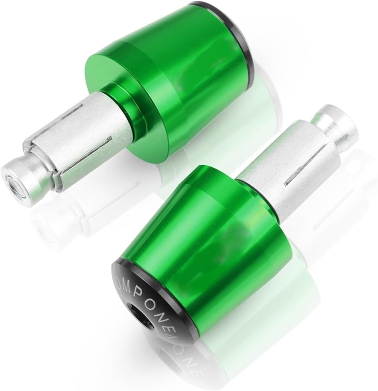 SCUUBE Handlebar Plug for Hon&da CB1000R CB 1000R CB1000 R CBR CB500X CB400SF CB1300 CB650F Cb650r CNC Motorcycle Handlebar Grips Handle Bar Cap End Plugs (Color : Green)
