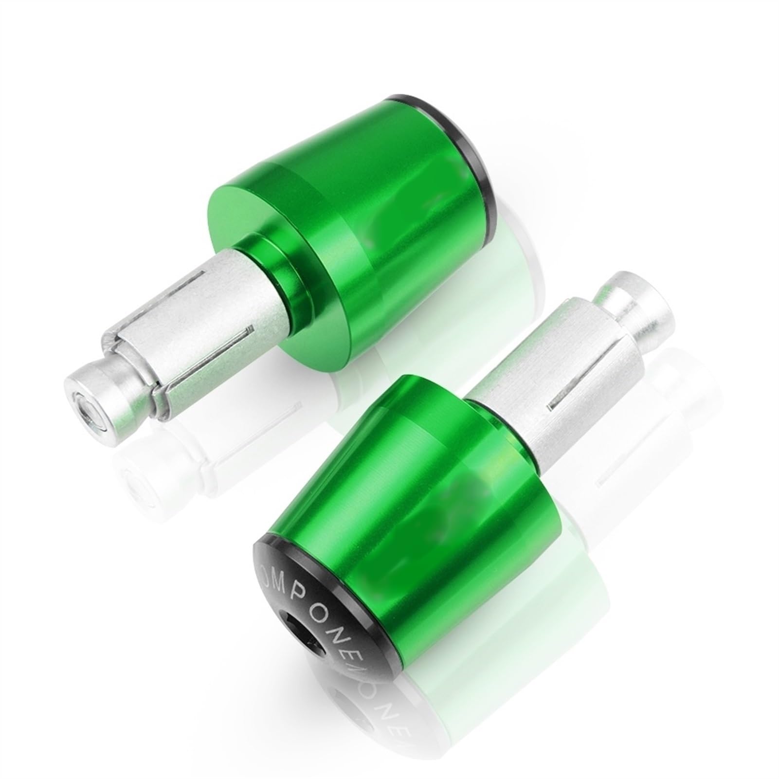 Contrepoids Guidon Moto Vert pour Honda CBR500R 2013-2018 - Bouchons Antivibrations 22mm