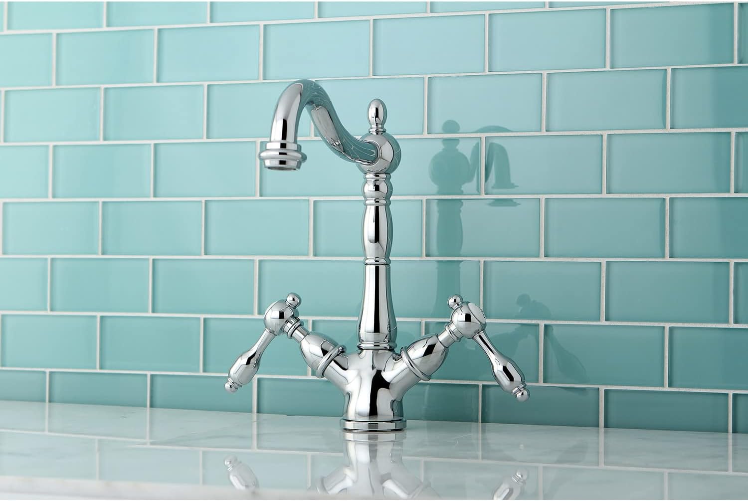 Kingston Brass KS1491TAL Vessel Sink Faucet, Polished Chrome