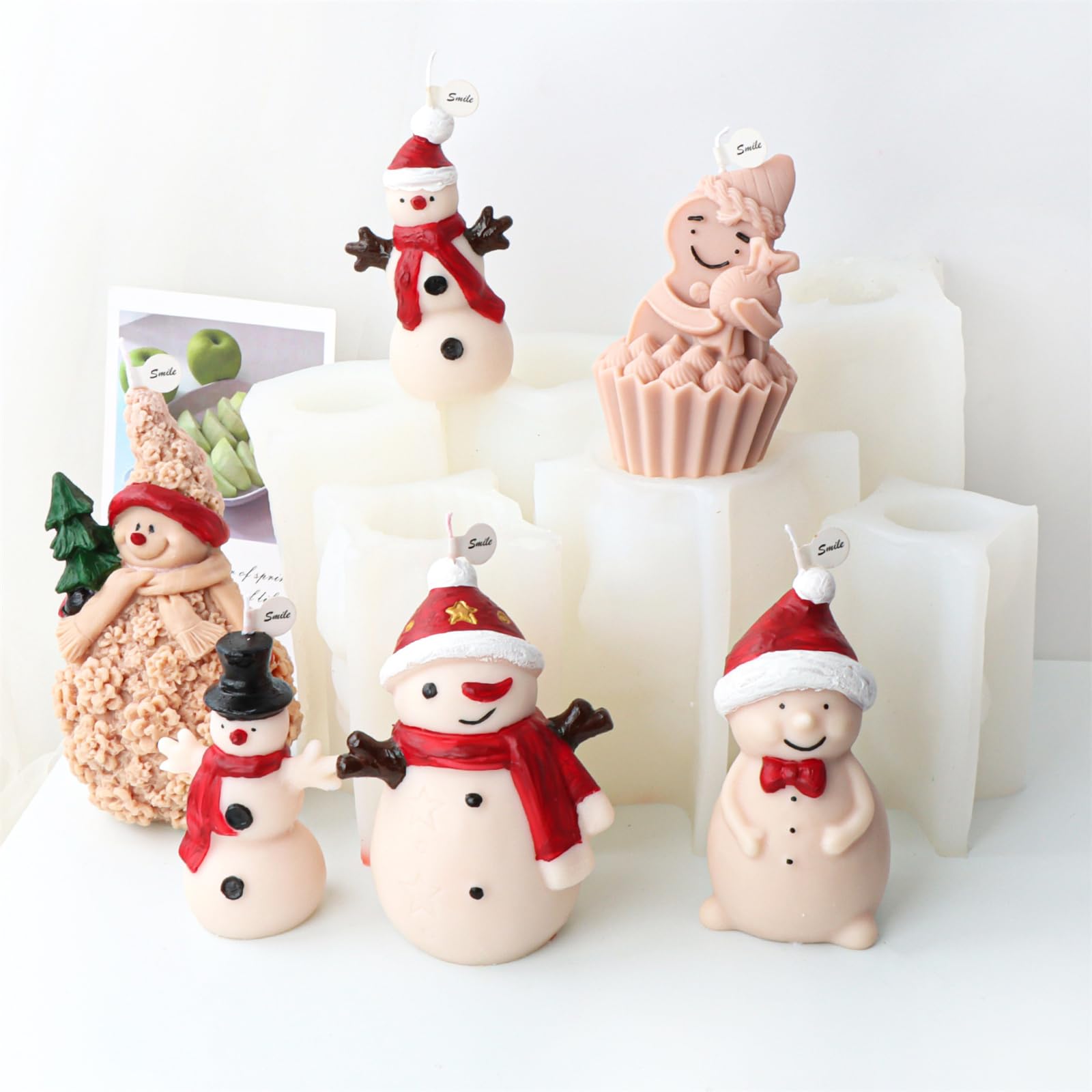 Moule en silicone 3D pour travaux manuels de Noël