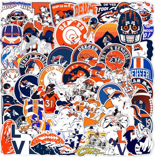 50 PCS American Sport Team Stickers Pack for Water Bottle Laptop Bicycle Computer Motorcycle Travel Case Car Decal Decoration Sticker