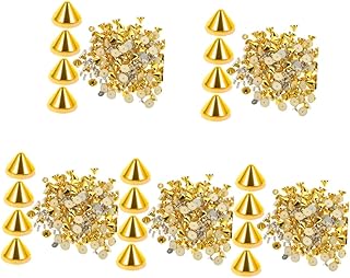 COHEALI Kit De Rebites Punk 500 Pçs Kit De Couro Rebites De Plástico Acessórios De Bolsa Espigões Para Roupas Rebites De Pneu Corpo Rebites Fixadores Braçadeira Conjunto De Rebites