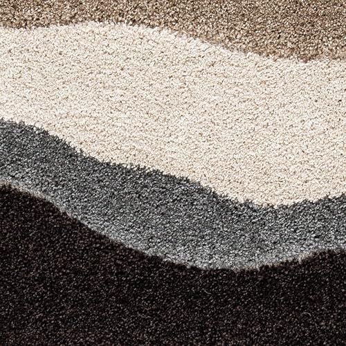 Image of Shaggy Carpet for Living Room 12X18 FEET Fluffy Plush Area Rug, Thick Fur Floor Carpet Modern Cozy Rug for Home Decor, Kids Room Bedside Hall, Durable Comfortable Shaggy Rug (BeigeIvory)