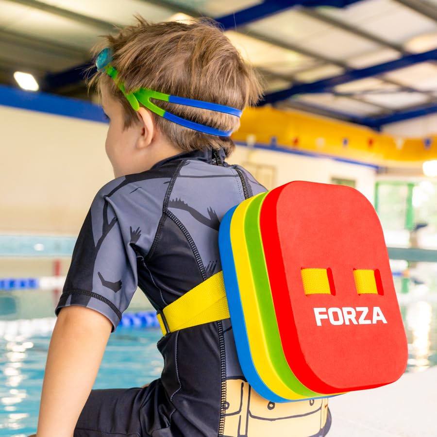 FORZA Kids' Swimming Back Float | Adjustable EVA Foam Floatation Aid for Kids – Lightweight & Durable (1)