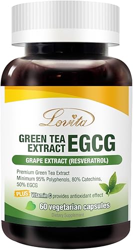 Lovita Extracto de té verde 1000 mg (120 unidades)