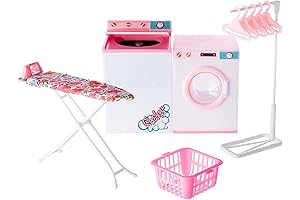 Mini Barbie Stuff Ivory Gloria Dollhouse Furniture - Laundry Room
