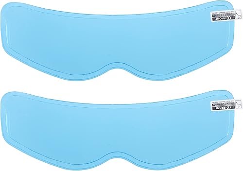 X AUTOHAUX 2 piezas de 8.86 x 2.56 pulgadas, película a prueba de lluvia para casco de motocicleta, universal, protección contra la lluvia, disponible en Yaxa Peru