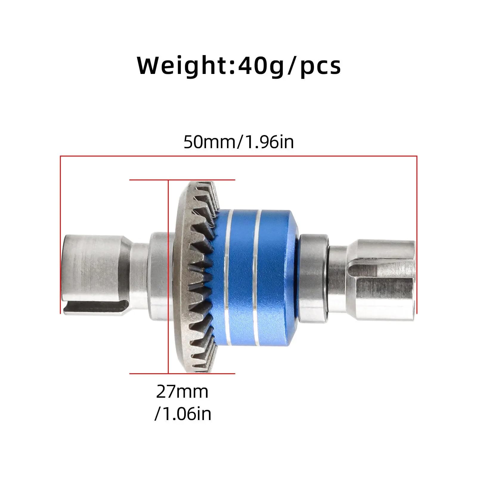 Per MJX Per Hyper Go 16207 16208 16209 16210 H16 14209 14210 14301 16420G 1/14 1/16 Differenziale In Metallo RC Auto Parti Di Aggiornamento Ricambi Modellini RC
